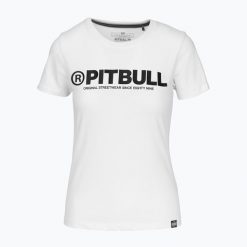 Koszulka damska Pitbull R. Białe t-shirty sportowe PITBULL, xs, bez wzorów, bez ramiączek. Za 64.99 zł.
