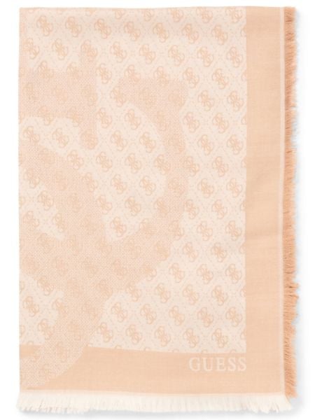 GUESS Damski tkany szalik Kobiety brązowy wzorzysty, ONE SIZE. Brązowe szaliki i kominy Guess, z aplikacjami, z tkaniny, eleganckie. Za 229.95 zł.