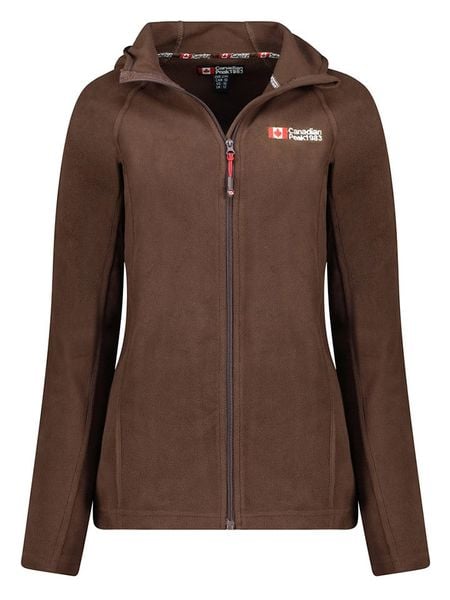 Canadian Peak Kurtka polarowa "Tugoodeak" w kolorze brązowym rozmiar: XXL. Brązowe kurtki Canadian Peak, xxl, bez wzorów, z polaru, bez kaptura. Za 79.03 zł.