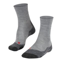 Skarpetki damskie Falke TK2 Melange. Szare skarpetki Falke, bez wzorów, z materiału. Za 161.50 zł.