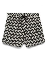 Vero Moda Szorty w kolorze czarno-kremowym rozmiar: L. Czarne szorty Vero Moda, bez wzorów. Za 89.95 zł.