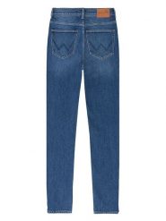 Wrangler Dżinsy - Skinny fit - w kolorze niebieskim rozmiar: W31/L34. Niebieskie jeansy Wrangler, l, z aplikacjami, klasyczne, z podwyższonym stanem. Za 173.99 zł.