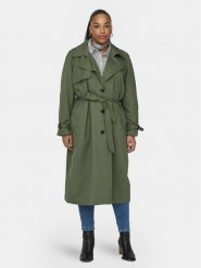 ONLY Carmakoma Trencz Chloe 15310056 Zielony Regular Fit. Zielone płaszcze Only Carmakoma, bez wzorów, z syntetyku, bez kaptura. Za 199.99 zł.