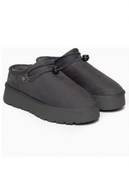 ISLAND BOOT Botki "Ibilis" w kolorze szarym rozmiar: 38. Szare botki Island Boot, bez wzorów, z materiału, bez obcasa, na platformie, bez zapięcia. Za 113.36 zł.