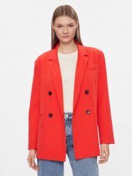 Brave Soul Marynarka LJK-PRIMA2PKD Czerwony Regular Fit. Czerwone marynarki i żakiety Brave Soul, bez wzorów, z syntetyku, bez ramiączek. Za 279.99 zł.
