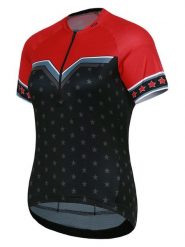 Protective Koszulka kolarska "Sweet Jane" w kolorze czerwono-czarnym rozmiar: 44. Czarne t-shirty sportowe Protective, bez wzorów, bez ramiączek, rowerowe. Za 79.40 zł.