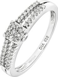 Rinani Złoty pierścionek z diamentami rozmiar: 49. Szare pierścionki Rinani, z diamentem, złote. Za 2,805.99 zł.