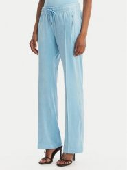 Juicy Couture Spodnie dresowe Tina JCWBJ126327 Błękitny Straight Leg. Niebieskie spodnie dresowe Juicy Couture, bez wzorów, z dresówki. Za 399.99 zł.