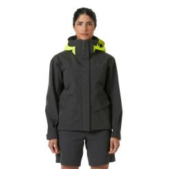 Damska kurtka wodoodporna Helly Hansen HP Storm Racing. Brązowe kurtki Helly Hansen, bez wzorów, sportowe, bez kaptura. W wyprzedaży za 1,113.50 zł.