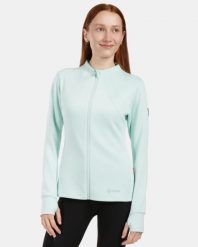 Damska bluza sportowa bez kaptura Kilpi LAJEN-W. Zielone bluzy bez kaptura Kilpi, bez wzorów, z materiału, bez kaptura, do biegania. Za 473.69 zł.
