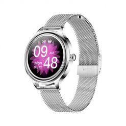 Smartwatch Kumi K3 srebrny. Szare smartbandy Kumi. Za 256.99 zł.