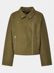 Vero Moda Curve Kurtka z imitacji skóry 10299830 Brązowy Regular Fit. Brązowe kurtki Vero Moda Curve, bez wzorów, ze skóry, bez kaptura. Za 149.99 zł.