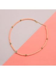 Heliophilia Naszyjnik z elementami ozdobnymi - dł. 40 cm rozmiar: onesize. Żółte naszyjniki Heliophilia, z materiału, z cyrkonią, metalowe. Za 34.99 zł.