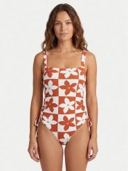 Roxy Strój kąpielowy Hazy Days ERJX103785 Pomarańczowy. Brązowe stroje jednoczęściowe Roxy, bez wzorów, z syntetyku. Za 369.99 zł.