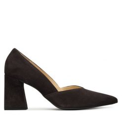 Szpilki HÖGL. Szare szpilki Högl, bez wzorów, bez obcasa, na szpilce, bez zapięcia. Za 699.99 zł.