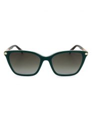 Levi's Damskie okulary przeciwsłoneczne w kolorze złoto-ciemnozielono-czarnym rozmiar: 55. Zielone okulary przeciwsłoneczne Levi's, bez wzorów, z tworzywa sztucznego, metalowe. Za 149.95 zł.