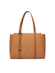 Nine West Torebka C-MARYLAND-LDA8570 Brązowy. Brązowe torebki klasyczne Nine West, bez wzorów, z materiału, bez dodatków. Za 249.99 zł.