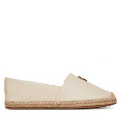 Espadryle Tommy Hilfiger. Brązowe espadryle Tommy Hilfiger, bez wzorów, bez obcasa. Za 319.99 zł.