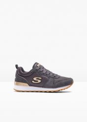 Sneakersy Skechers z pianką memory. Czerwone buty sportowe lifestyle bonprix, bez wzorów, sportowe, bez zapięcia. Za 299.99 zł.