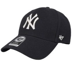 Czapka z daszkiem dla dorosłych 47 MLB New York Yankees MVP Cap. Niebieskie czapki z daszkiem 47 Brand, na lato, bez wzorów, z materiału. Za 99.99 zł.