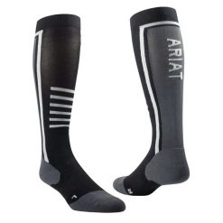 Skarpetki Ariat Tek Performance. Czarne skarpetki Ariat, bez wzorów, z elastanu. Za 116.00 zł.