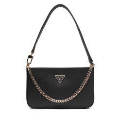 Torebka Guess. Czarne torebki klasyczne Guess, z aplikacjami, klasyczne, bez dodatków. Za 549.99 zł.