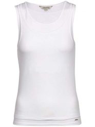 Herrlicher Top "Camila" w kolorze białym rozmiar: XL. Białe topy Herrlicher, xl, bez wzorów, bez kołnierzyka, bez ramiączek. Za 105.38 zł.