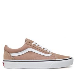 Tenisówki Vans. Brązowe trampki Vans, bez wzorów, bez zapięcia, vans old skool. Za 229.99 zł.