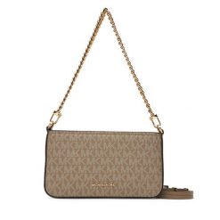 Torebka MICHAEL Michael Kors. Brązowe listonoszki MICHAEL Michael Kors, bez wzorów, bez dodatków. Za 699.99 zł.