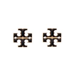 Kolczyki Tory Burch. Czarne kolczyki Tory Burch. Za 544.99 zł.