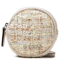 Torebka Guess. Brązowe listonoszki Guess, z aplikacjami, bez dodatków. Za 239.99 zł.