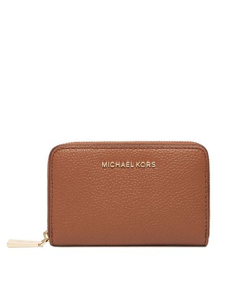 MICHAEL Michael Kors Portfel Jet Set 32F9GJ6D0L Brązowy. Brązowe portfele MICHAEL Michael Kors, bez wzorów, ze skóry. Za 369.99 zł.