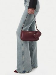Nine West Torebka CEO-VELVET CHARM-LA374-4788 Bordowy. Czerwone torebki klasyczne Nine West, bez wzorów, ze skóry, bez dodatków. Za 169.99 zł.