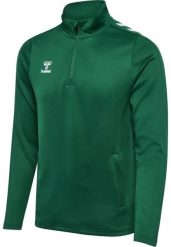 Kurtka z dresu Hummel Core Xk Half. Zielone kurtki Hummel, m, bez wzorów, z dresówki, klasyczne, bez kaptura. Za 159.00 zł.