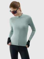 4F Koszulka kolarska w kolorze błękitnym rozmiar: S. Niebieskie t-shirty sportowe 4f, s, bez wzorów, z materiału, bez ramiączek, rowerowe. Za 110.29 zł.