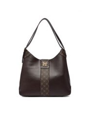 Nine West Torebka ETHERAL BEAUTY-JH7308 Brązowy. Brązowe torebki klasyczne Nine West, bez wzorów, ze skóry, bez dodatków. Za 349.99 zł.