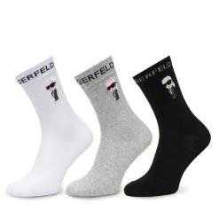 Skarpety długie KARL LAGERFELD. Skarpetki KARL LAGERFELD, bez wzorów. Za 129.99 zł.