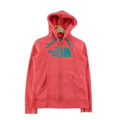 Second life - Bluza rozpinana z kapturem damska The North Face - Stan dobry. Brązowe bluzy The North Face, m, bez wzorów, z jeansu, sportowe, bez ramiączek, z kapturem. Za 106.46 zł.