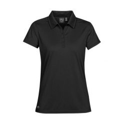 Damska Koszulka Polo H2XDRY. Czarne t-shirty sportowe STORMTECH, xs, bez wzorów, bez ramiączek. Za 89.99 zł.