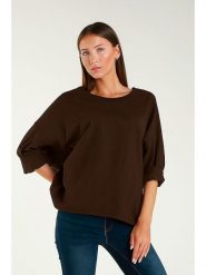 Tamba Bluza w kolorze brązowym rozmiar: 36-42. Brązowe bluzy Tamba, bez wzorów, bez kaptura. Za 78.84 zł.