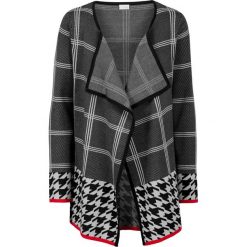 Sweter bez zapięcia bonprix czarny. Swetry marki INESIS. Za 59.99 zł.