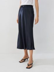 Someday. Spódnica w kolorze granatowym rozmiar: 34. Niebieskie spódnice someday., na co dzień, bez wzorów, z wiskozy, maxi, proste. Za 165.99 zł.