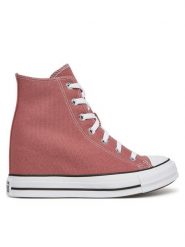 Converse Trampki Chuck Taylor All Star Wedge A13832C Różowy. Czerwone trampki Converse, bez wzorów, z materiału, retro, bez zapięcia. Za 269.99 zł.