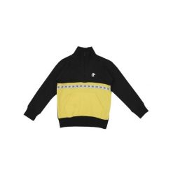 Bluza z zamek błyskawiczny na co dzień na siłownię. Żółte bluzy LEONE 1947 APPAREL, bez wzorów, z bawełny, bez kaptura, na fitness i siłownię. W wyprzedaży za 124.20 zł.