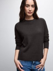 Street One Sweter damski z dzianiny Kobiety Sztuczne włókno brązowy jednolity, 38. Brązowe swetry Street One, bez wzorów, z dzianiny, street, bez ramiączek. Za 249.95 zł.