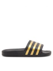 Adidas Klapki ADILETTE AQUA EG1758 Czarny. Czarne klapki adidas, bez wzorów, z syntetyku, bez obcasa, bez zapięcia. Za 109.99 zł.