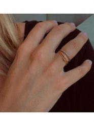 OR Carats Złoty pierścionek z diamentem rozmiar: 58. Żółte pierścionki OR Carats, z diamentem, złote. Za 347.99 zł.