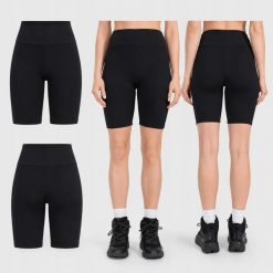 SPODENKI DAMSKIE 4F LEGGINSY KRÓTKIE KOLARKI KRÓTKIE KOLOR CZARNY. Czarne legginsy 4f, bez wzorów, z materiału, eleganckie, krótkie. Za 99.99 zł.