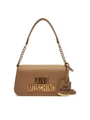 LOVE MOSCHINO Torebka JC4337PP0LKO0106 Brązowy. Brązowe torebki klasyczne Love Moschino, bez wzorów, ze skóry, bez dodatków. Za 899.99 zł.