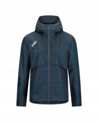Damska kurtka sportowa przeciwdeszczowa Pro Run 3L CEP. Niebieskie kurtki do biegania CEP, na jesień, l, bez wzorów, z materiału, z kapturem, do biegania. Za 1,499.00 zł.